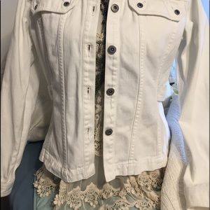 White Denim Jacket